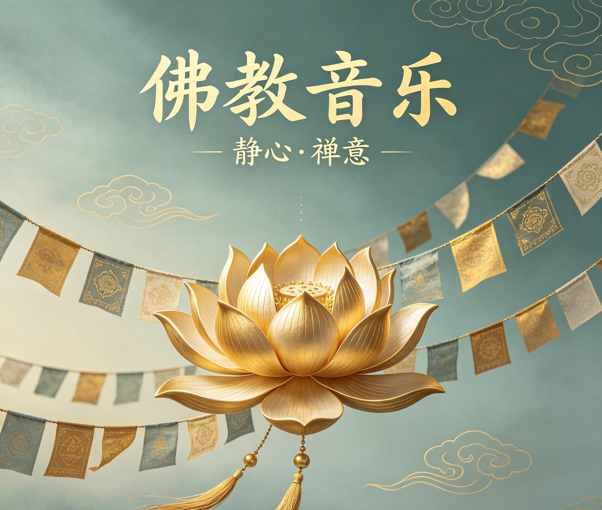 佛教音乐佛乐禅曲静心梵音禅坐音乐原CD无损保留音质专辑经典单曲歌曲大合集